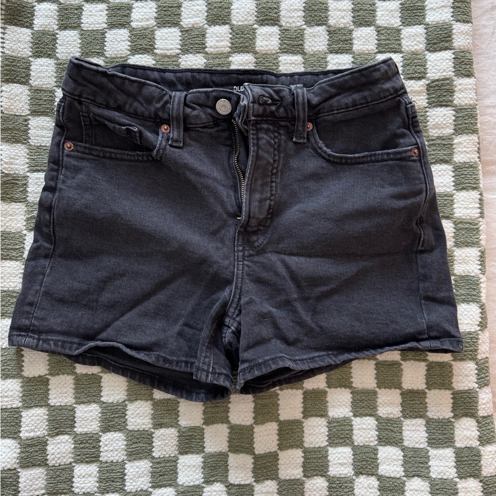 Old Navy Black Jean Shorts -Size 4